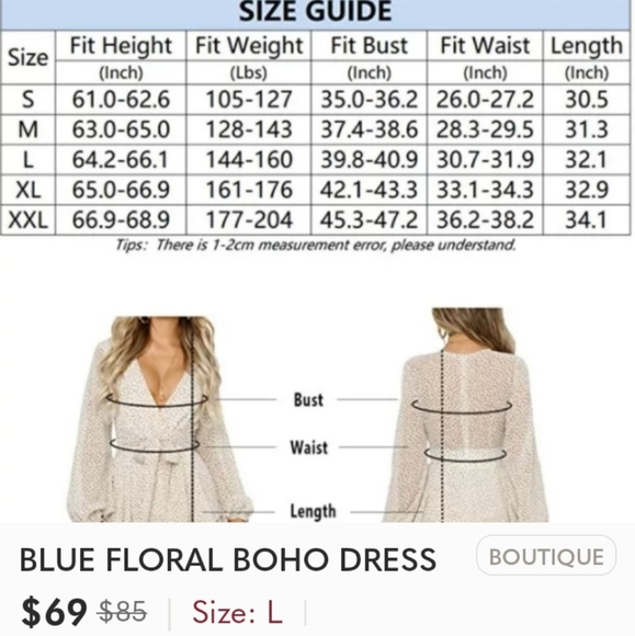 Boutique Dress - Picture 3 of 3